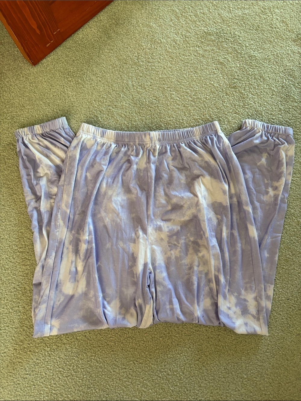 SHEIN Lavender Tie-Dye Lounge Joggers